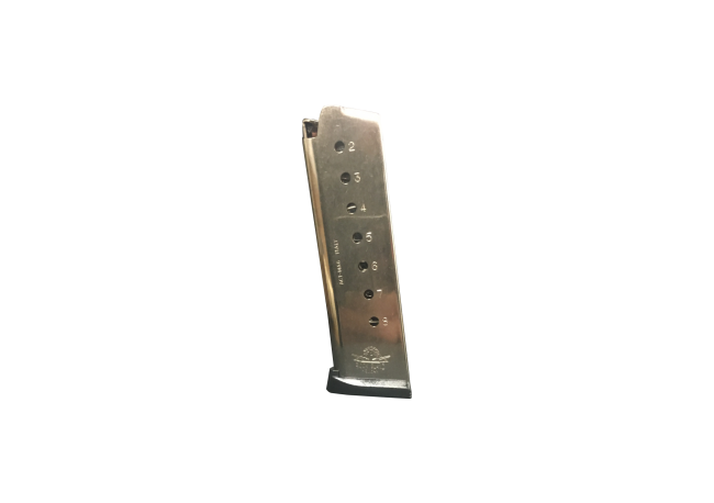Caricatore COLT 1911 calibro 45 8 colpi finitura nickel