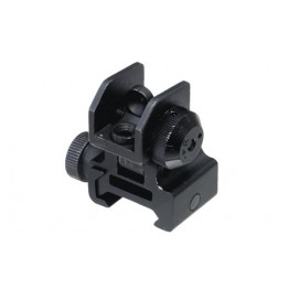 AR15 – Tacca di mira posteriore flip-up abbattibile - Picatinny