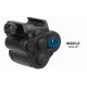 TORCIA LED 120 LUMEN COMPATTA+LASER ROSSO