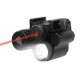 TORCIA LED 120 LUMEN COMPATTA+LASER ROSSO