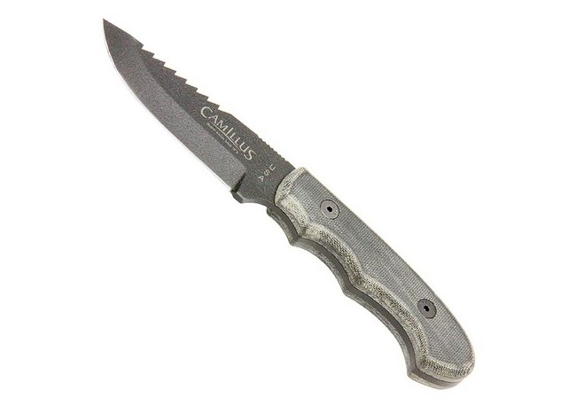 Camillus - Coltello Barbarian a lama fissa 19 cm con fodero Kydex
