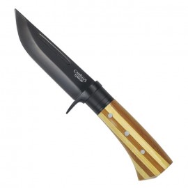 Coltello da 24,8 cm Lama fissa, manico di bambù
