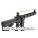 AR15 – Tacca di mira posteriore Flip Up - Picatinny