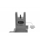 AR15 – Tacca di mira anteriore Flip Up inclinata a 45° - Picatinny