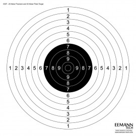 Bersaglio ISSF Pistola 25 e 50 m - 100 Pz